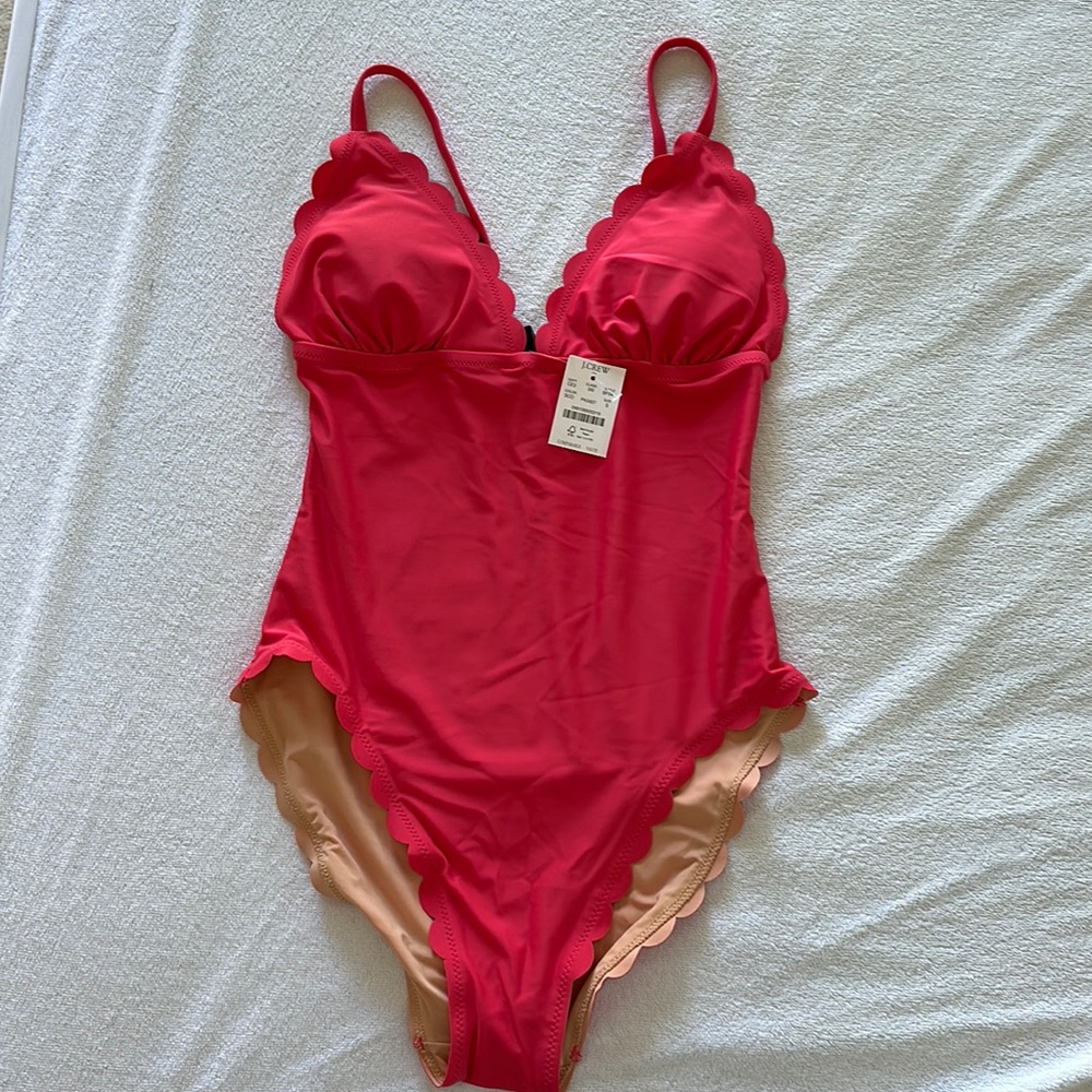 Adorable J Crew Scalloped Bathing Suit